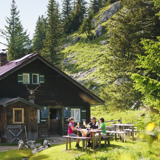 Hütten Alm Fischbachau, © Dietmar Denger