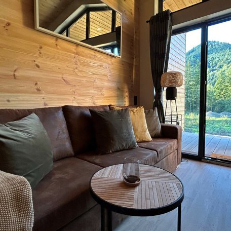 Glockenalm Tiny Chalet Wohnbereich, &copy; NATURAMA Glockenalm