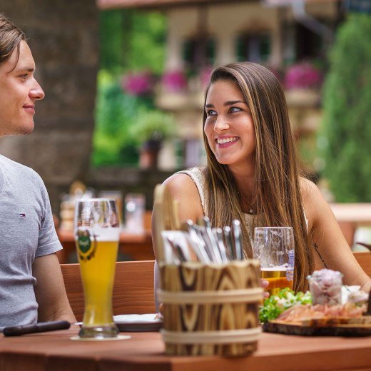 Restaurant Biergarten Fischbachau, © Dietmar Denger