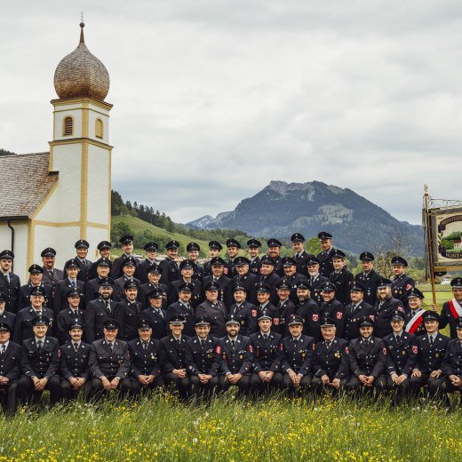 Feruwehr Hundham gruppenfoto kapelle