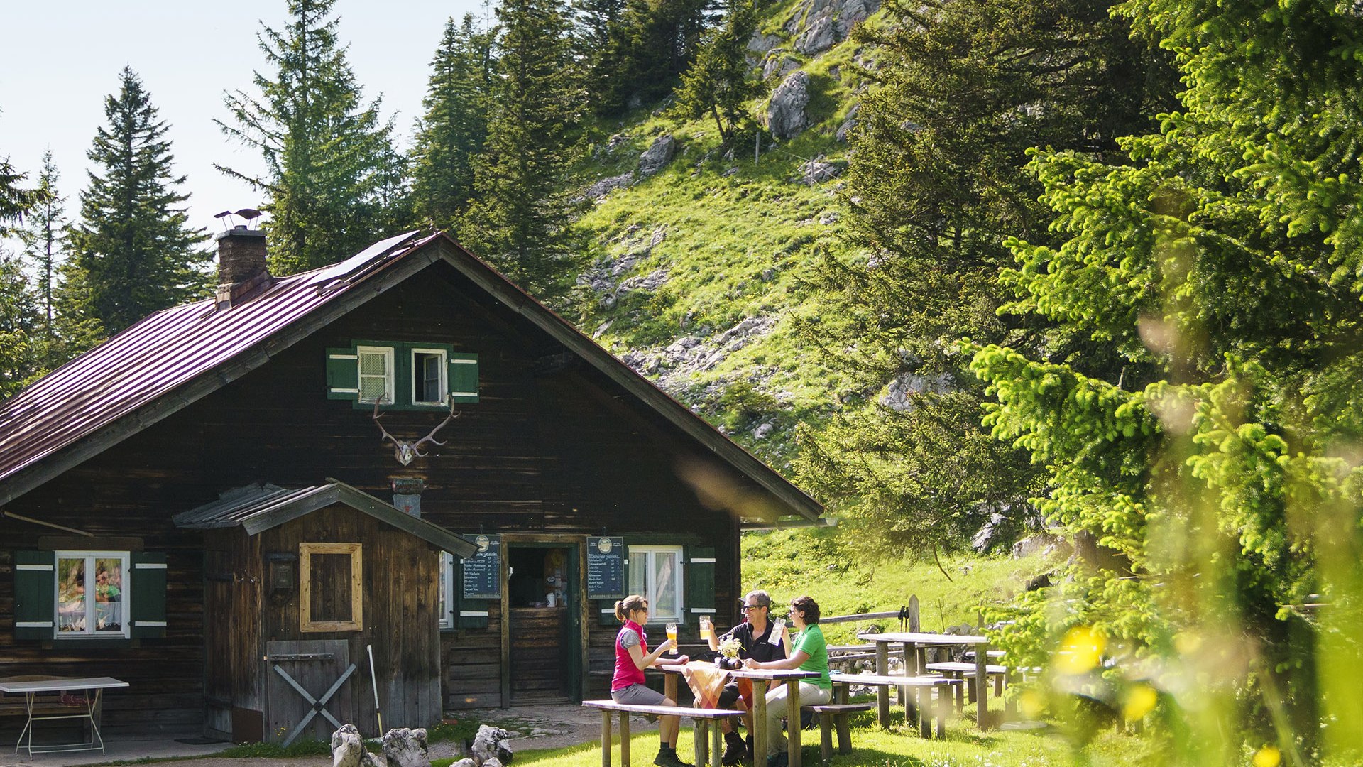 Hütten Alm Fischbachau, © Dietmar Denger Hütten Alm Fischbachau, © Dietmar Denger