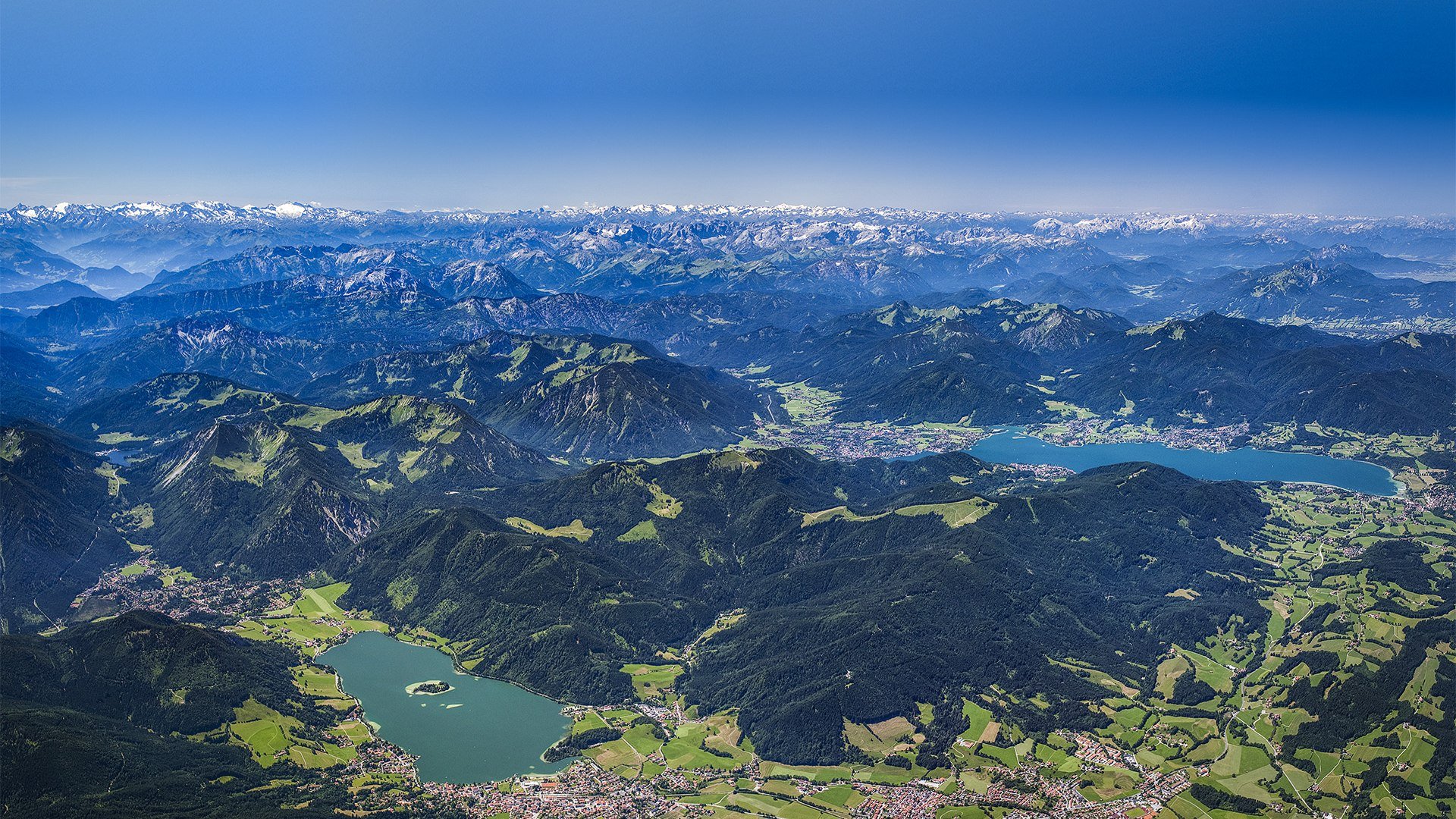 Luftaufnahme Tegernsee Schliersee