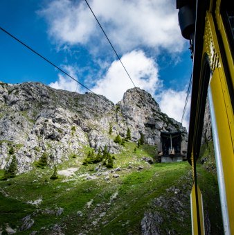Mit der Gondel zum Wendelstein hoch, © Alpenregion Tegernsee Schliersee
