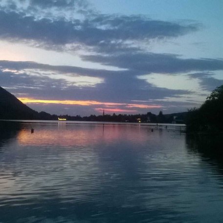 Abendstimmung im Strandbad am Schliersee, © im-web.de/ Touristinformation Fischbachau