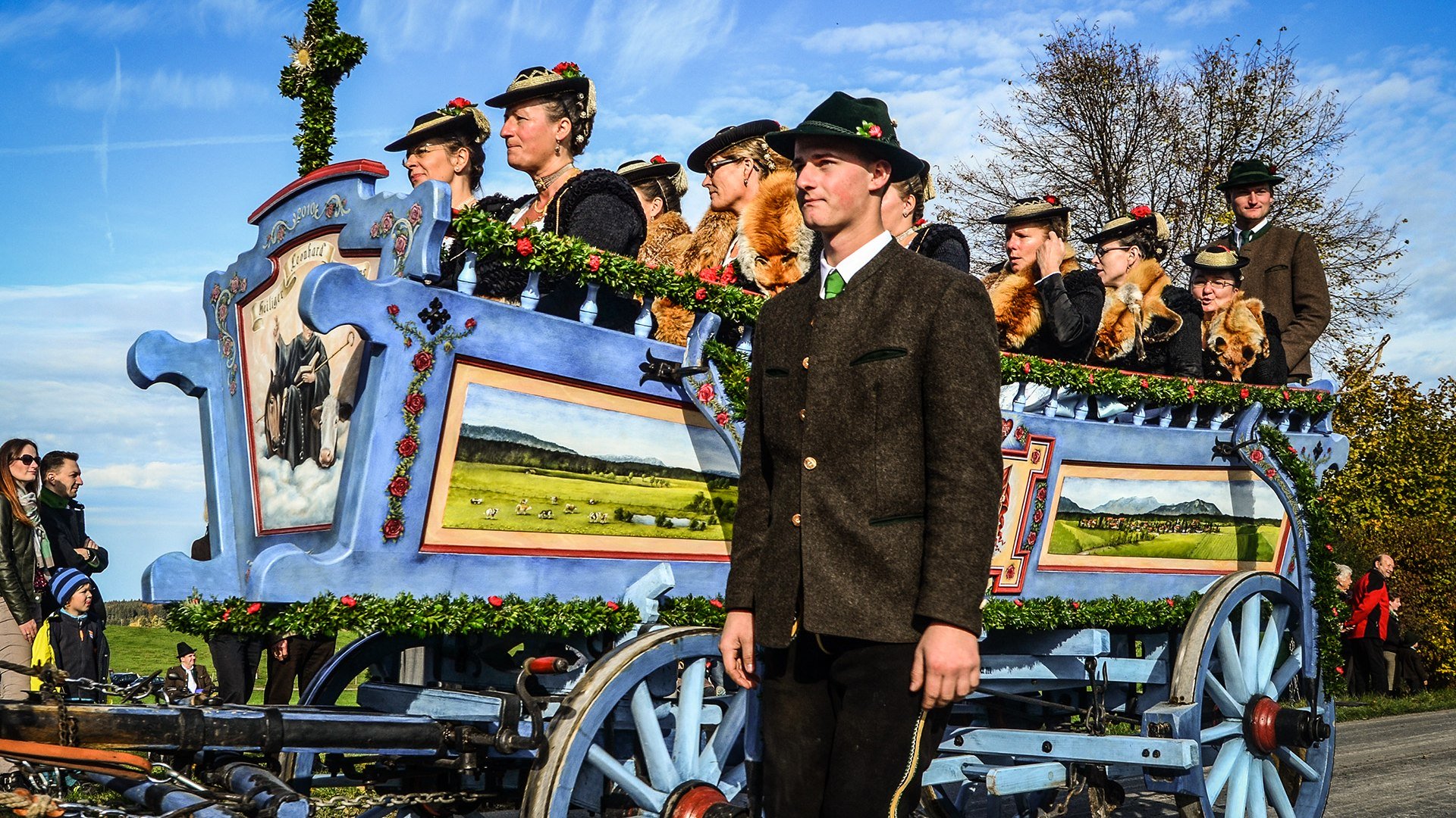 Leonhardifahrt Hundham Oberbayern, © Florian Liebenstein