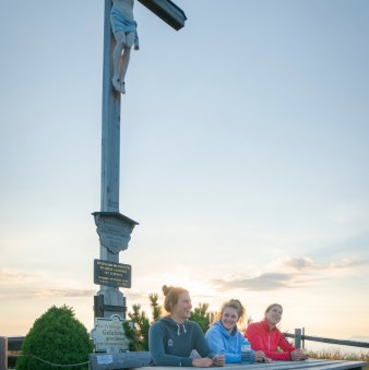Am Gipfel des Schwarzenbergs, &copy; Alpenregion Tegernsee Schliersee